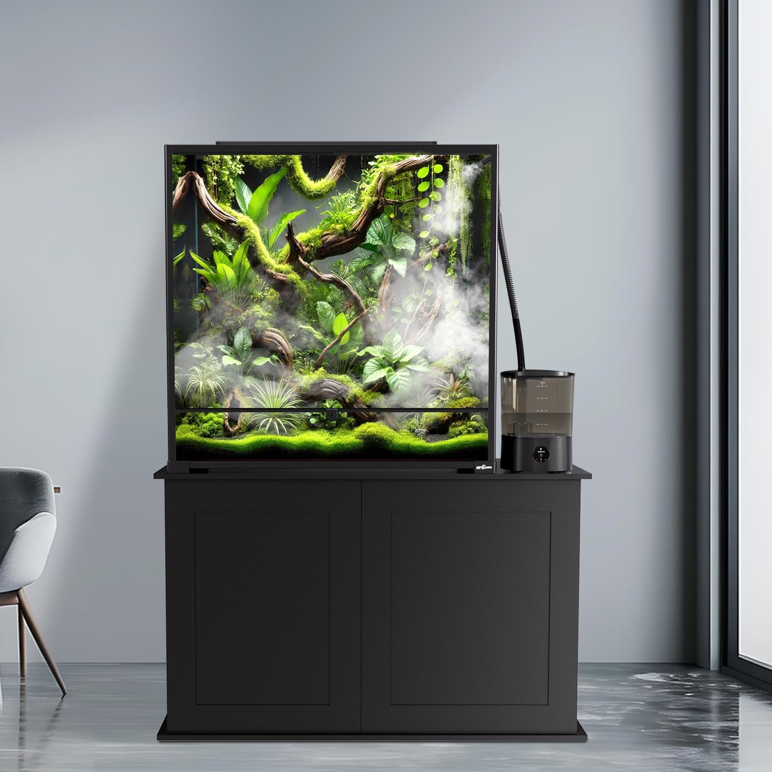 REPTI ZOO Smart WiFi Reptile Fogger with Timing, 4L Reptile Terrariums Humidifier, Fog Machine Mister for Chameleon Frog Turtle Gecko | Misting System Spray Kit for Amphibia, Plants | Linkage Control - Image 8