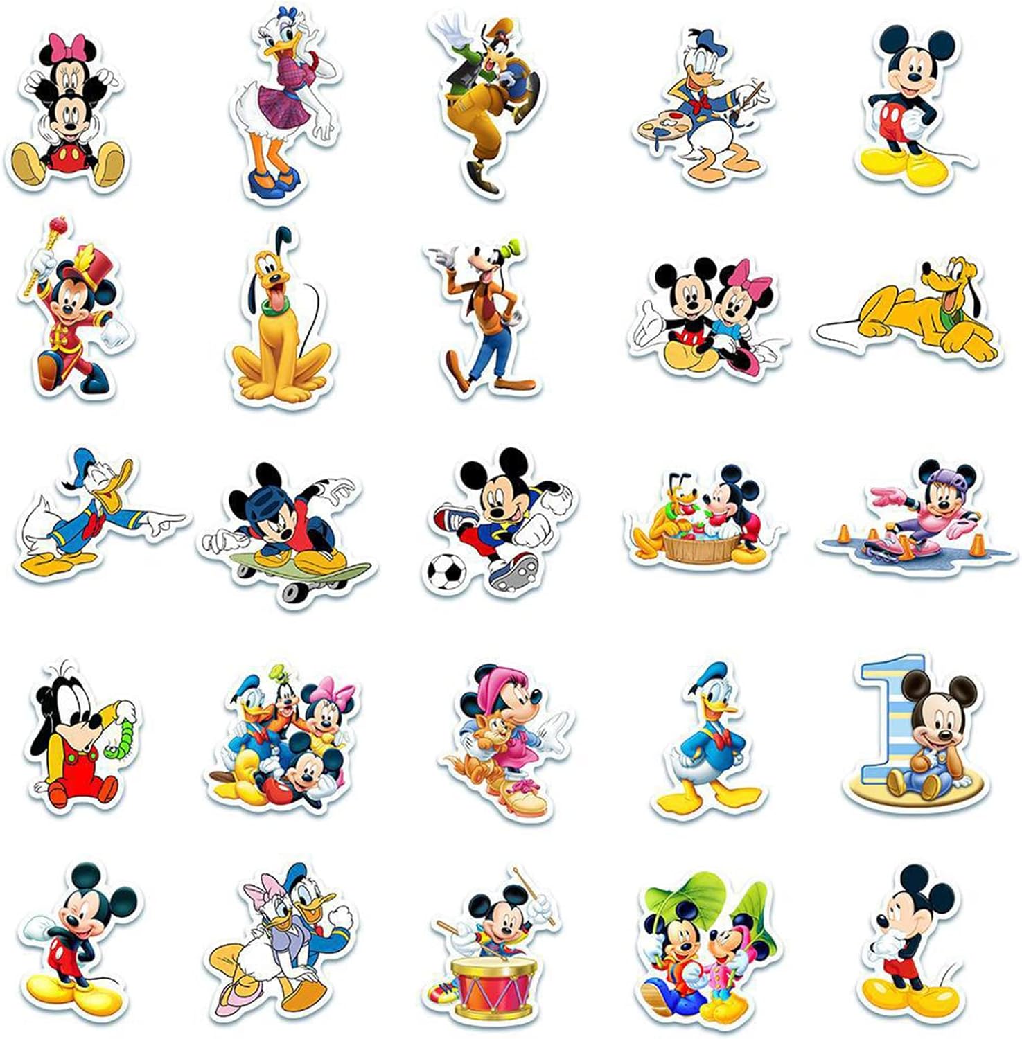 50Pcs Hot Disney Mickey Mouse Stickers for Water Bottle Cup Laptop Guitar Car Motorcycle Bike Skateboard Luggage Box Vinyl Waterproof Graffiti Patches JHSL - Image 8
