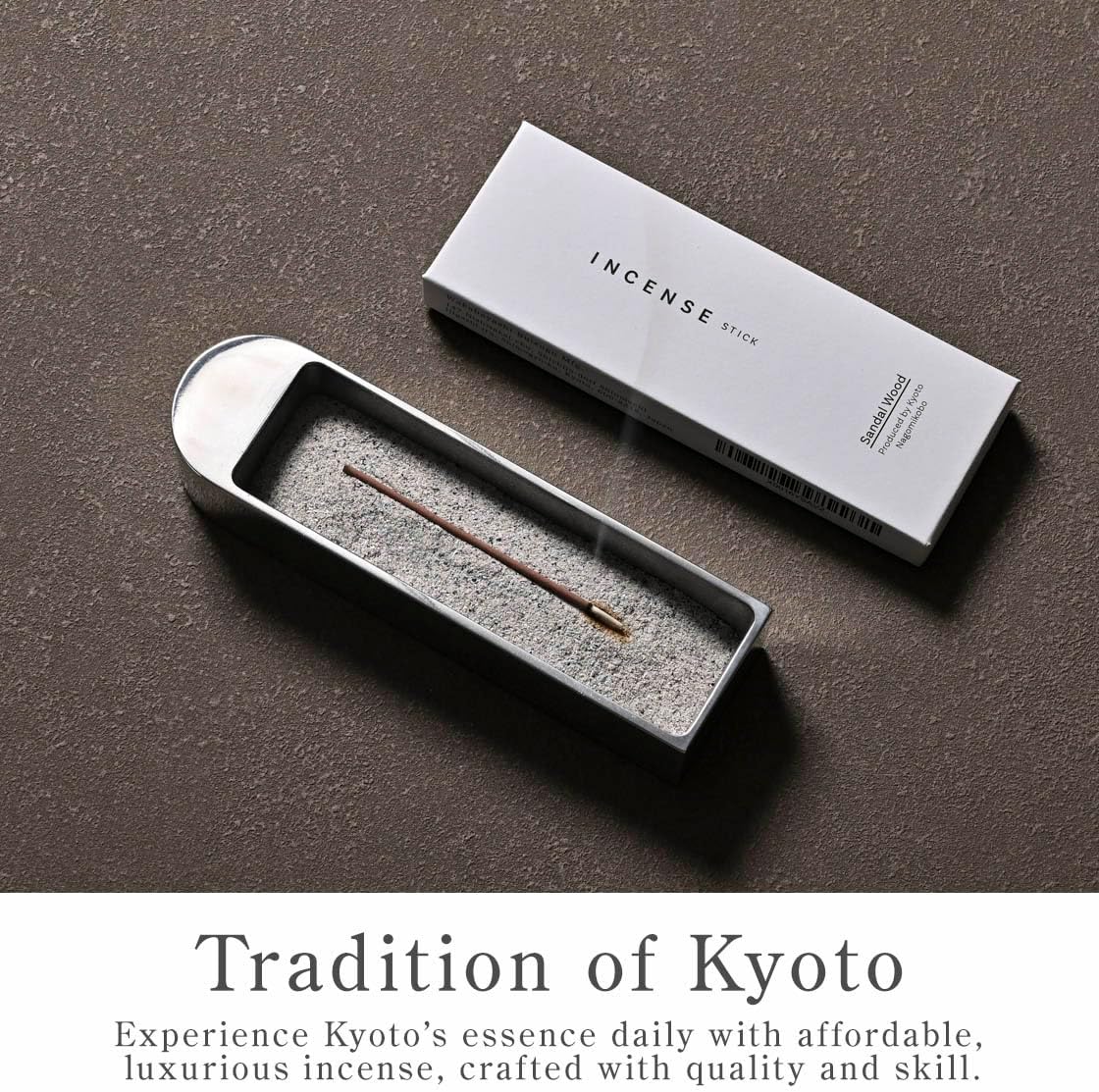 なごみ工房 Kyoto White Tea Incense Sticks - Japanese Temple Aroma, Ideal for Relaxation & Meditation, Approx. 60 Sticks (0.044 Pounds) - Premium Quality Incense for Spiritual & Home Use Nagomikobo - Image 2
