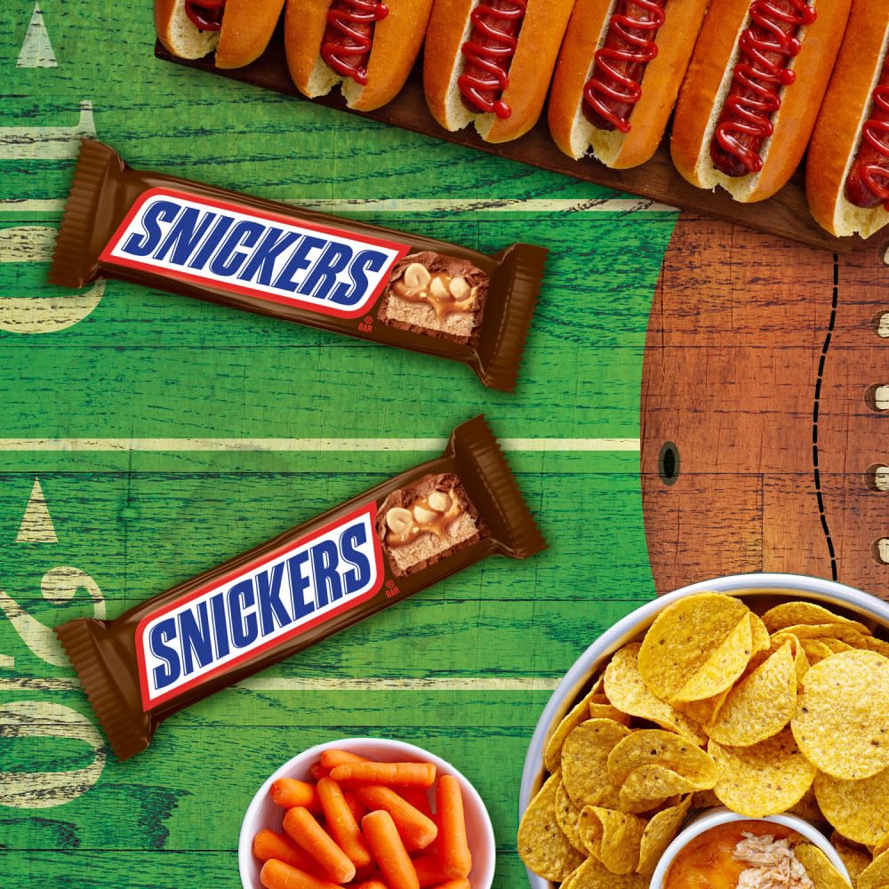 SNICKERS Full Size Chocolate Candy Bars, 11.16oz bag, 6 Bars per bag - Image 7