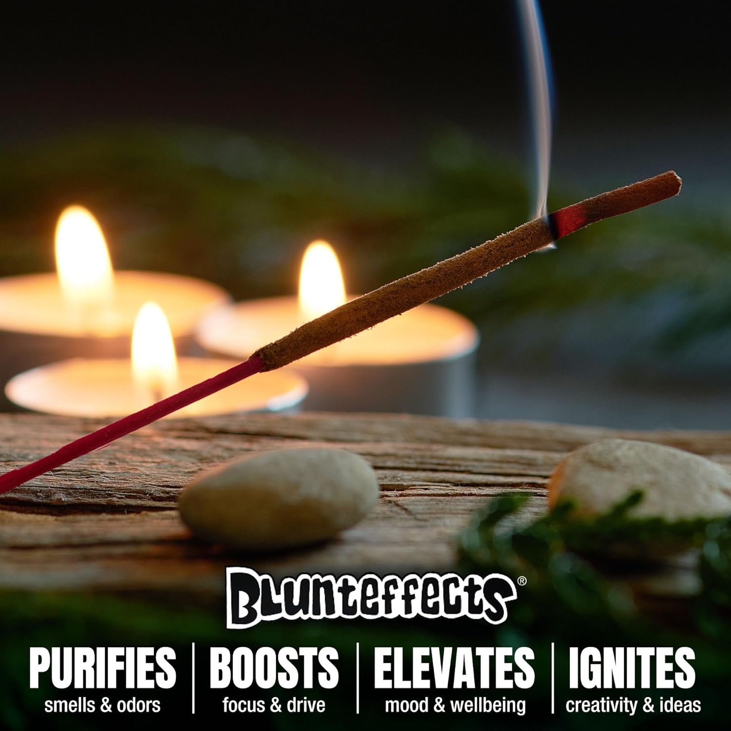 Blunteffects Hand-Dipped Incense Sticks - Premium 144-Pack Variety Set, 12 Different Scents, 11" Long, USA-Made Aromatherapy with Long Burn Time (12 Pack, 144 Total Sticks) - Image 4