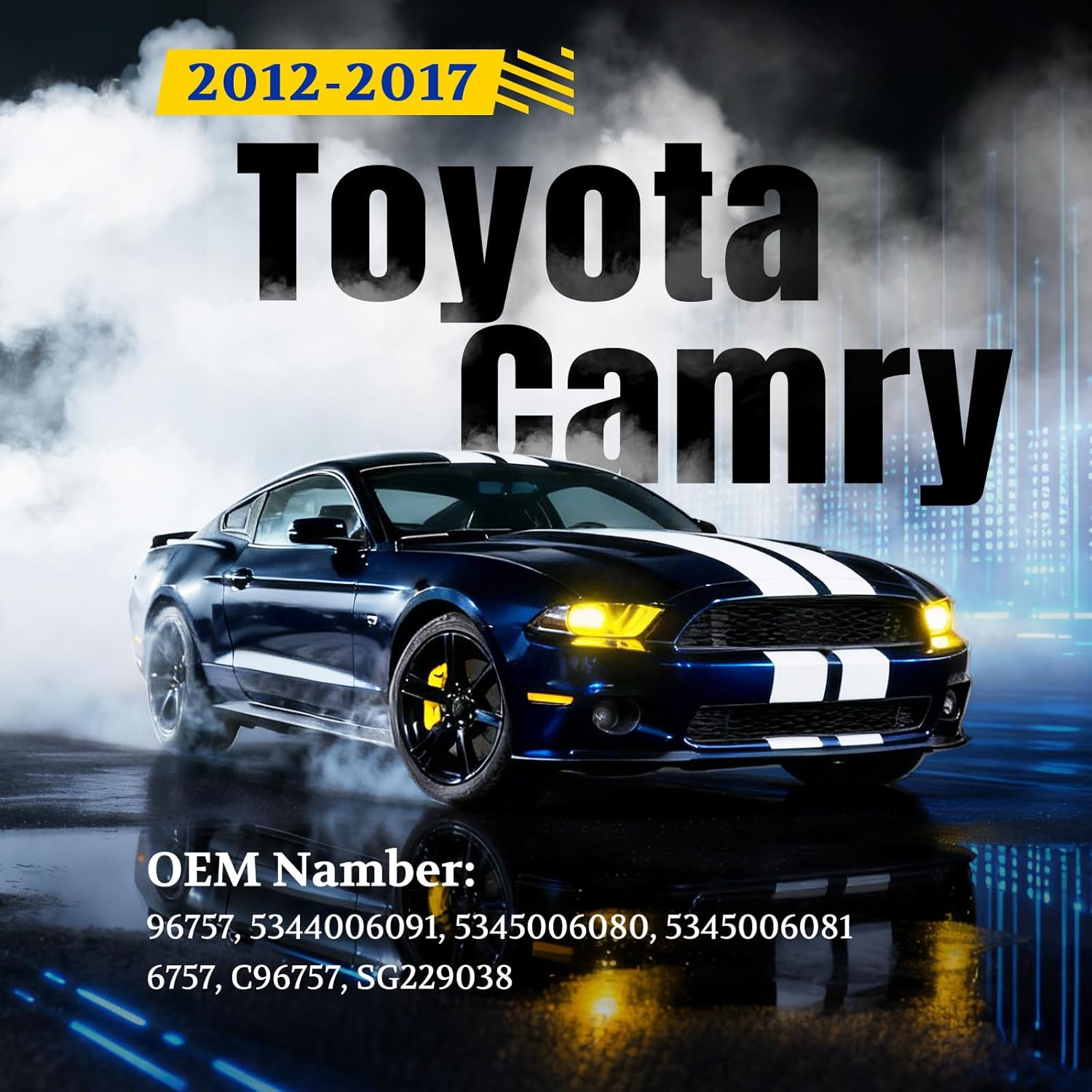 ARANA Hood Struts for Toyota Camry 2012 2013 2014 2015 2016 2017, Front Bonnet Shocks Lift Support Holder for Toyota Avalon 2013-2018 & Camry SE/LE/XLE, Replacement OEM 5345006081 6757, 2 Pcs - Image 2