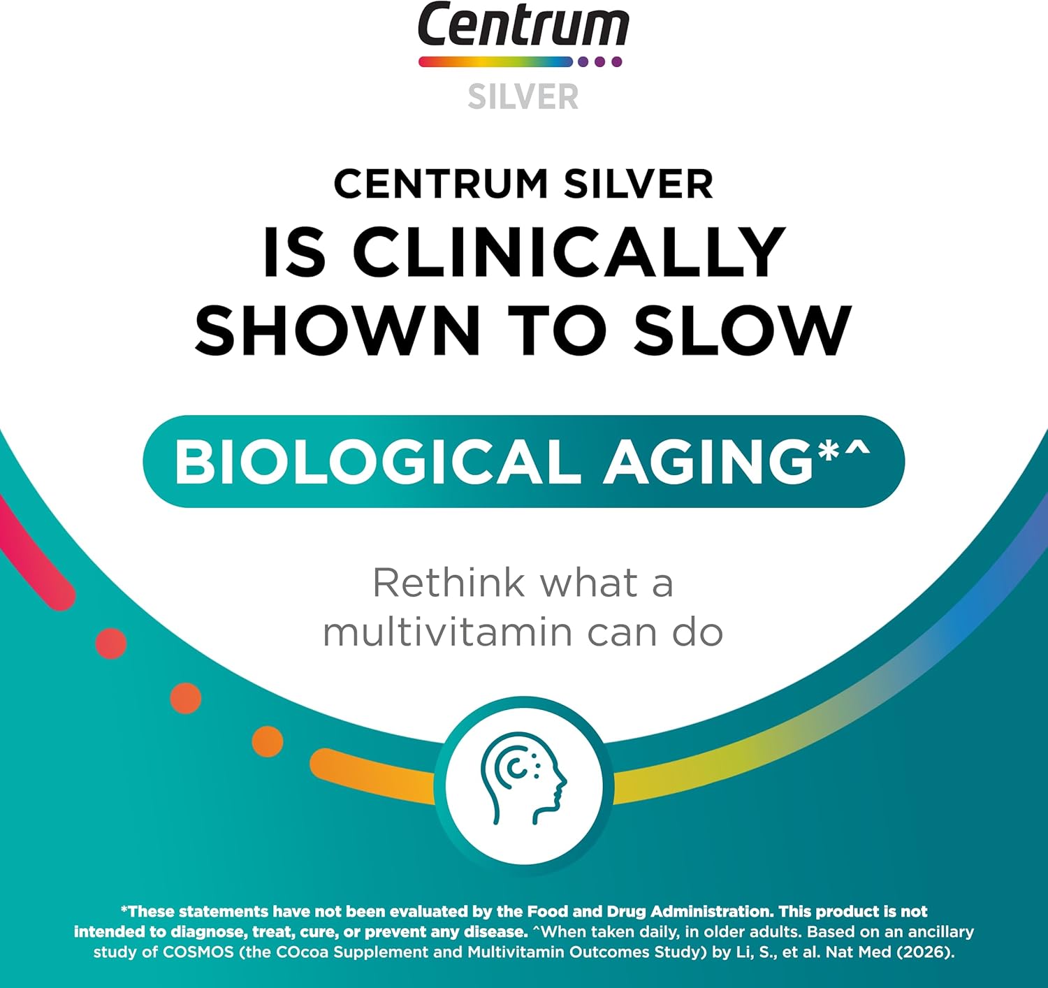 Centrum Silver Women's Multivitamin for Women 50 Plus, Multivitamin/Multimineral Supplement with Vitamin D3, B Vitamins, Non-GMO Ingredients, Supports memory and cognition in older adults - 65 Ct - Image 4