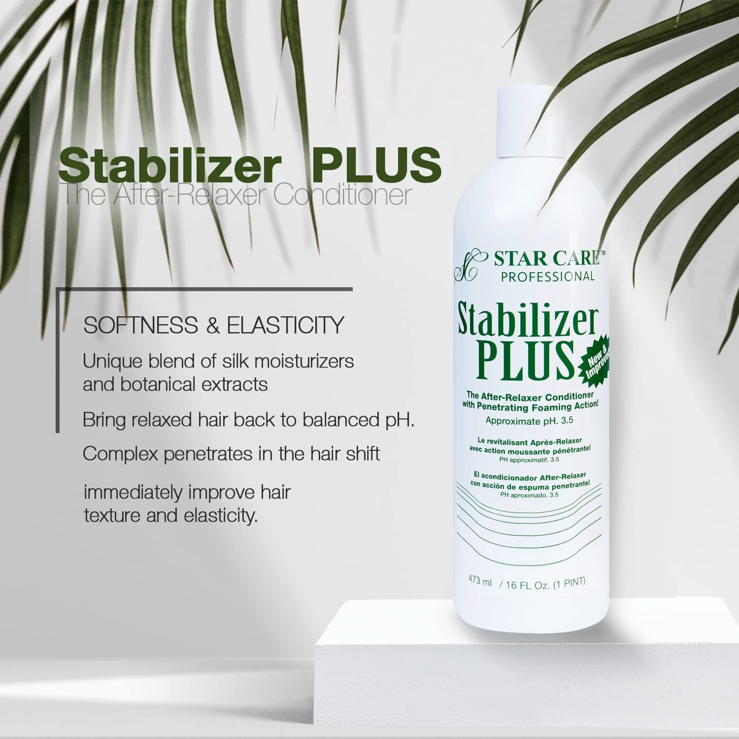 Stabilizer Plus The After-Relaxer Conditioner With Penetrating Foaming Action Approximate pH. 3.5 (16 Fl Oz (Pack of 2)) - Image 2