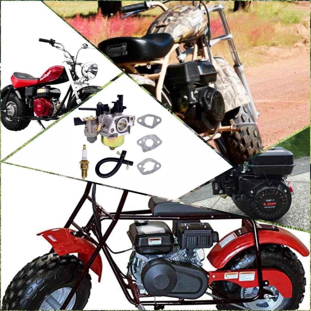 Carburetor Compatible with Coleman Powersports 196cc CT200U CT200U-EX Trail 200 Mini Bike Baja HT65 WR65 Carb with Gaskets Fuel Line Filter - Image 7