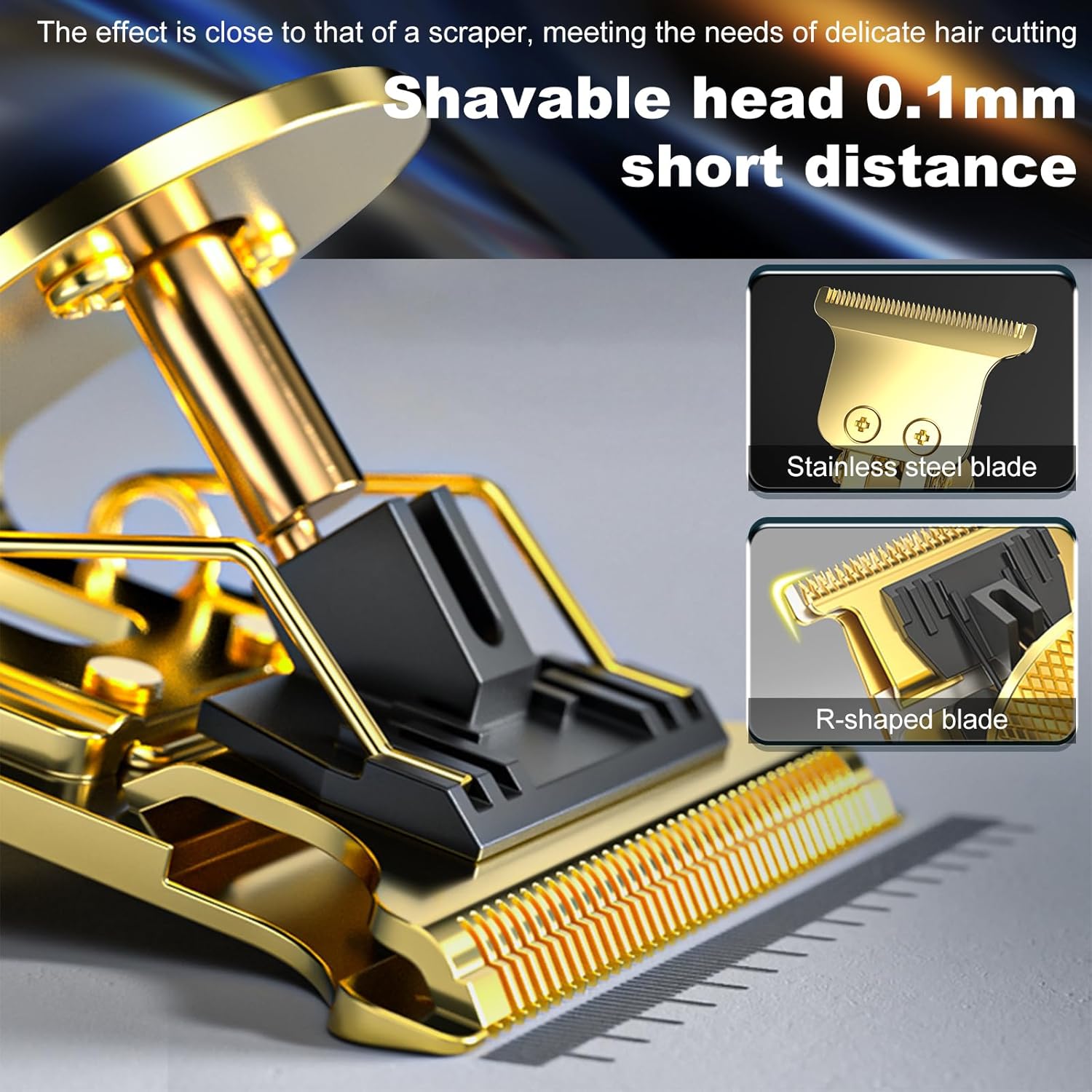 Hair Clippers Set for Men,Hair Clipper Trimmer with LED Display, Professional Cordless Hair Clipper Shaver Beard Trimmer, Hair Cutting Machine for Men, Holiday Gift for Him Father's Day Gift - Image 7