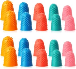 SATINIOR 20 Pcs Rubber Fingers Tip ...