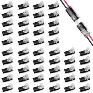 50 Pack Wire Connectors, Low Voltag...