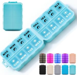 Foldable Weekly Pill Organizer 2 Ti...