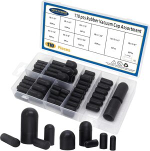 110 PCS Vacuum Caps Assortment, Vac...