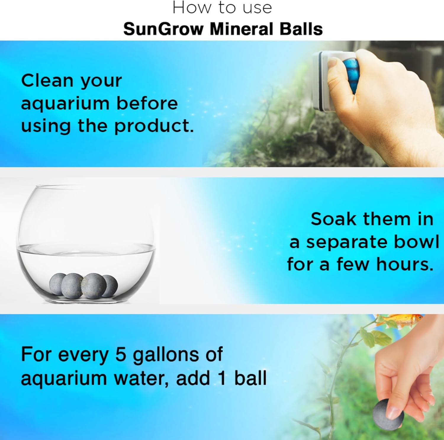 SunGrow Shrimp Balls, Aquarium Water Conditioner Balls, Successful Shedding, Increase Survival Rate, Impart Vibrance, Cool Décor with Wellness Benefits - Image 6