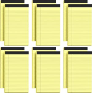 Zaviko Legal Pads 8.5 x 14, Wide Ru...