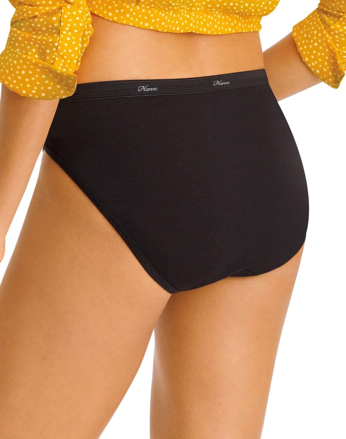 Hanes Women's Underwear Pack, 10-Pack, Full-Coverage Cotton Blend Panties, Moisture-Wicking Underwear for Women - Image 3