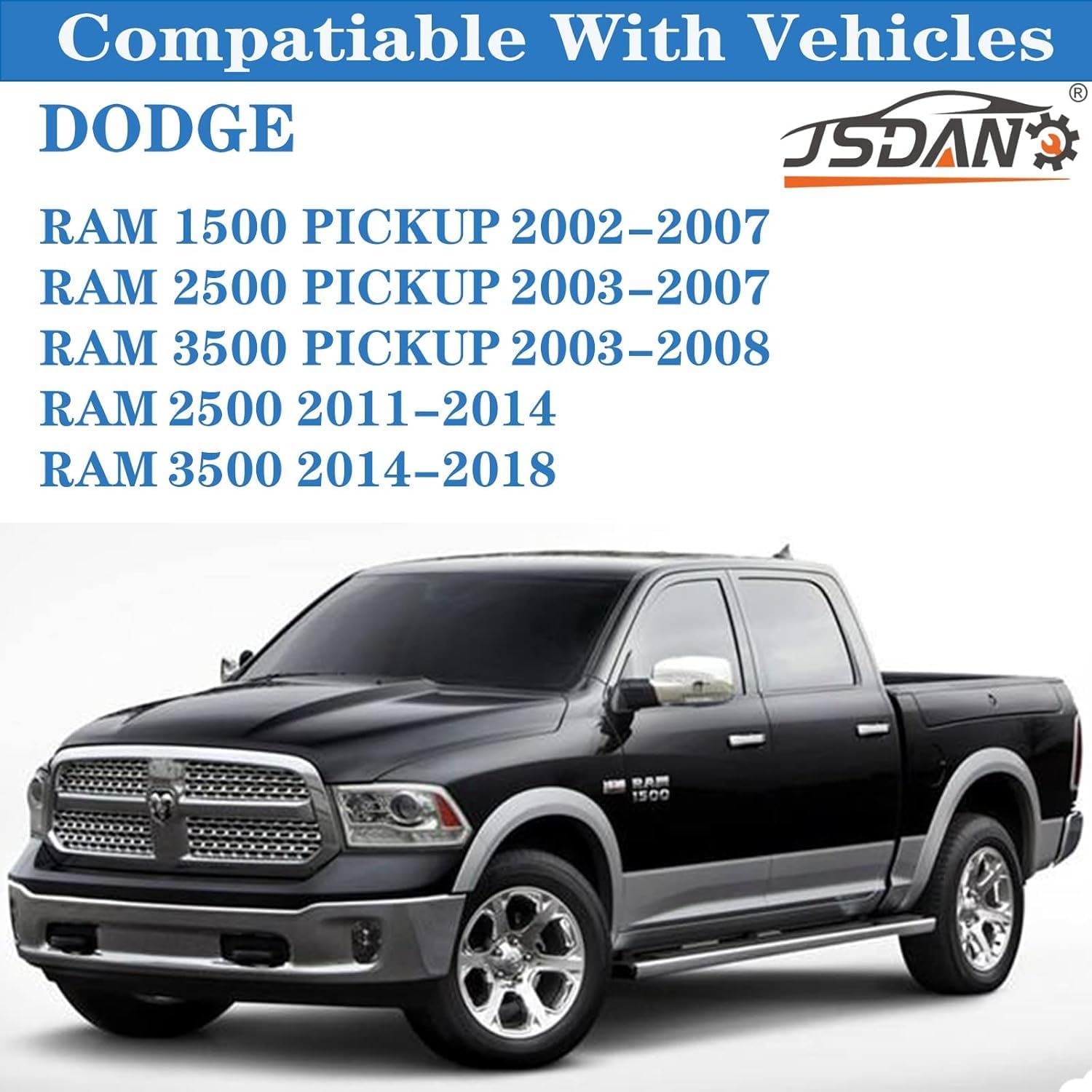 55366066AB for Dodge RAM Transfer Case Shifter Control Linkage+2 Clip+68078974AA Grommet Bushing 2005 2006 2007 2008 2009 2010 2011 2012 Ram 1500 2500 3500 4500 5500 PICK UP 4x4 4WD 68078974AA,926-884 - Image 2