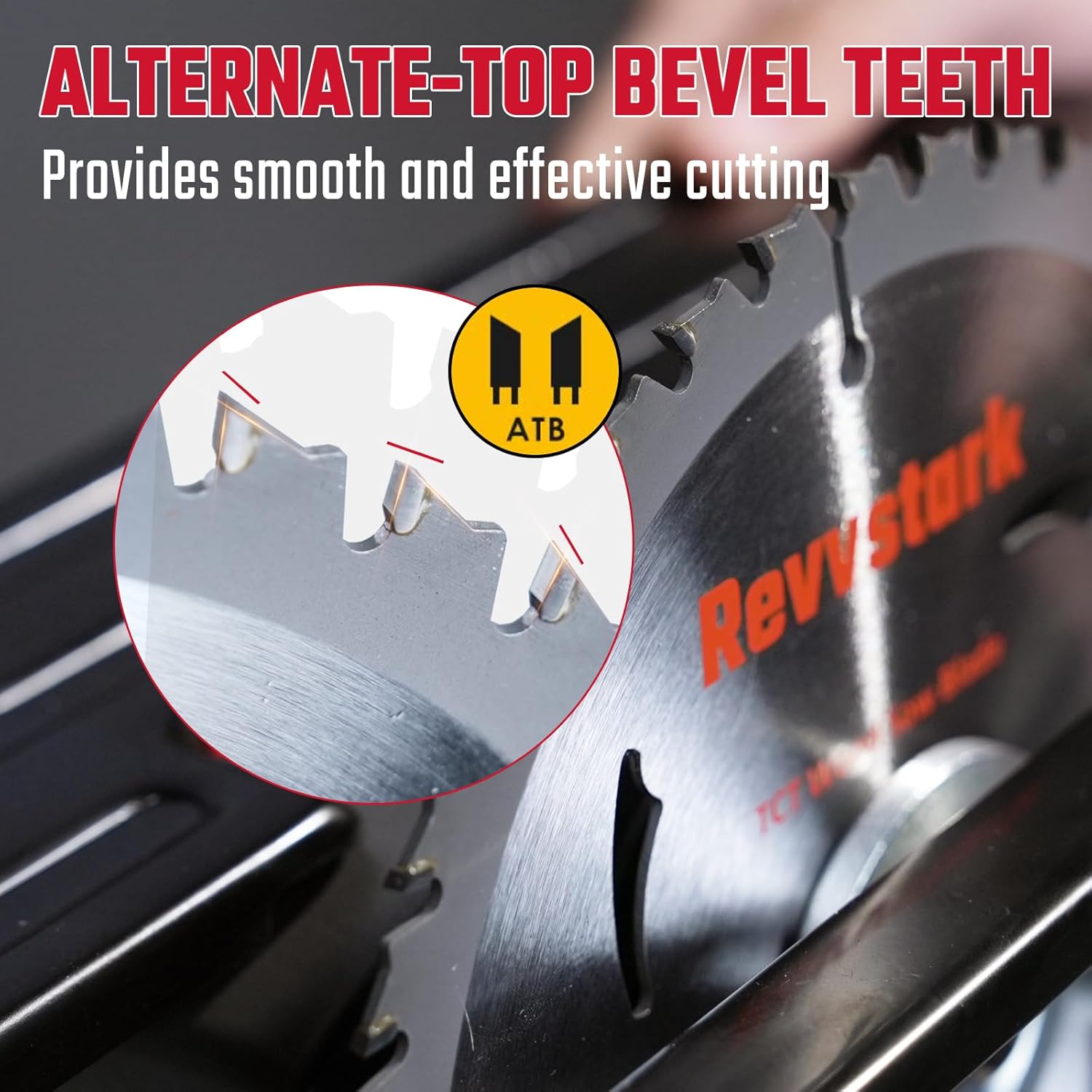 3 Pack 3 Inch 36 Tooth Carbide Circular Saw Blade for Wood, Plastic, PCV, Acrylic, Aluminum with 7/16" Arbor, 3/8" Bushing, Fit Dewalt Craftsman Ryobi Milwaukee - Image 7
