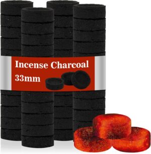 MAQIHAN 100PCS Incense Charcoal Bri...