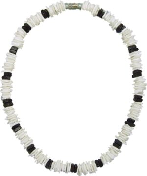 Native Treasure Unisex White Puka S...