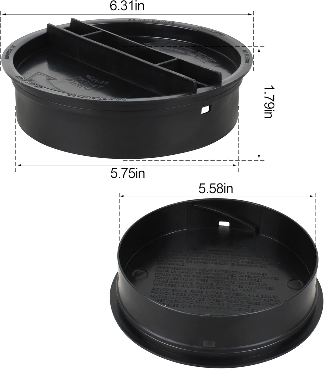 #3008000 Replacement Filter Retainer Cover for Shop Vac 90304 Filter,Wet and Dry Vacuum Cleaner - Image 2