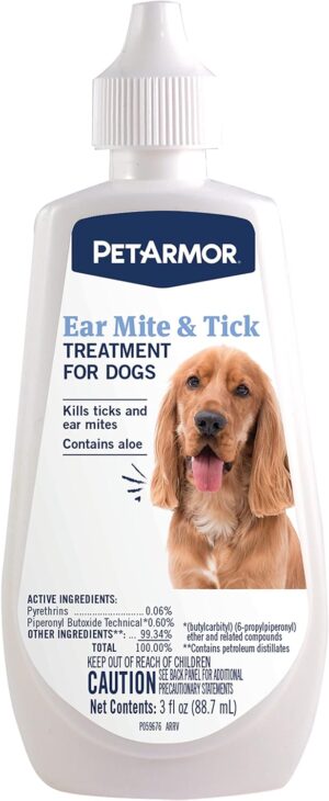 PetArmor Ear Mite Treatment for Dog...