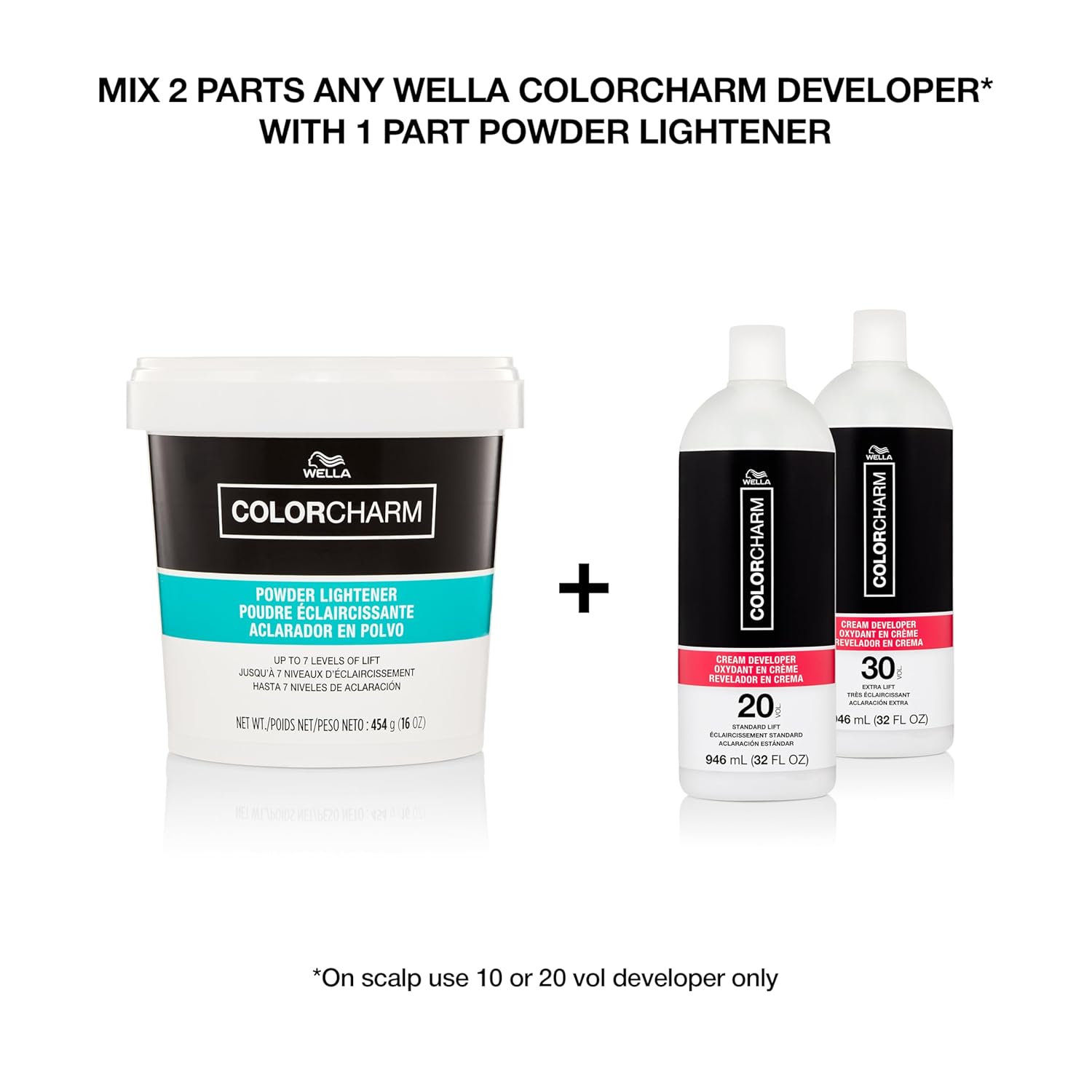 COLORCHARM Cream Hair Color Developers | For Activating Color, Highlighting, Gray Coverage, Blending, and Rich Multi-Dimensional End Results | Vegan | Various Sizes - Image 5