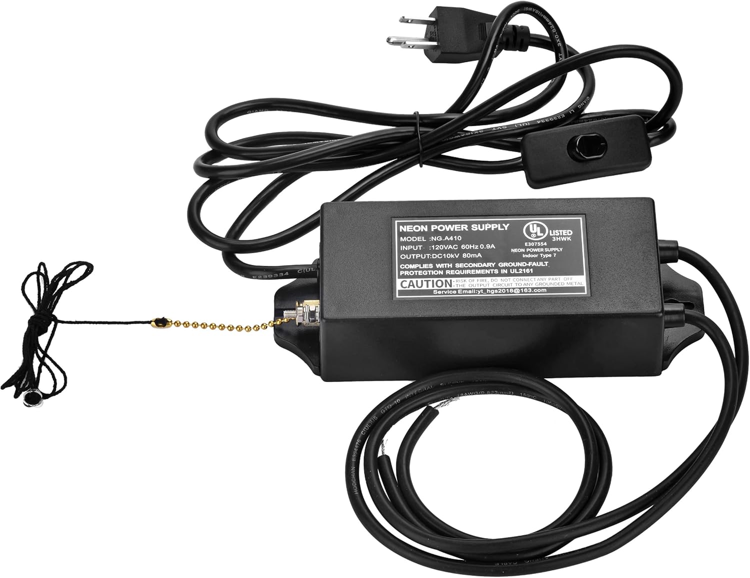 10KV 10000V Power Supply for Glass Neon Sign Electronic Neon Light Beer Signs Bar Lights Transformer 120V 50/60Hz(UL Approval) - Image 5