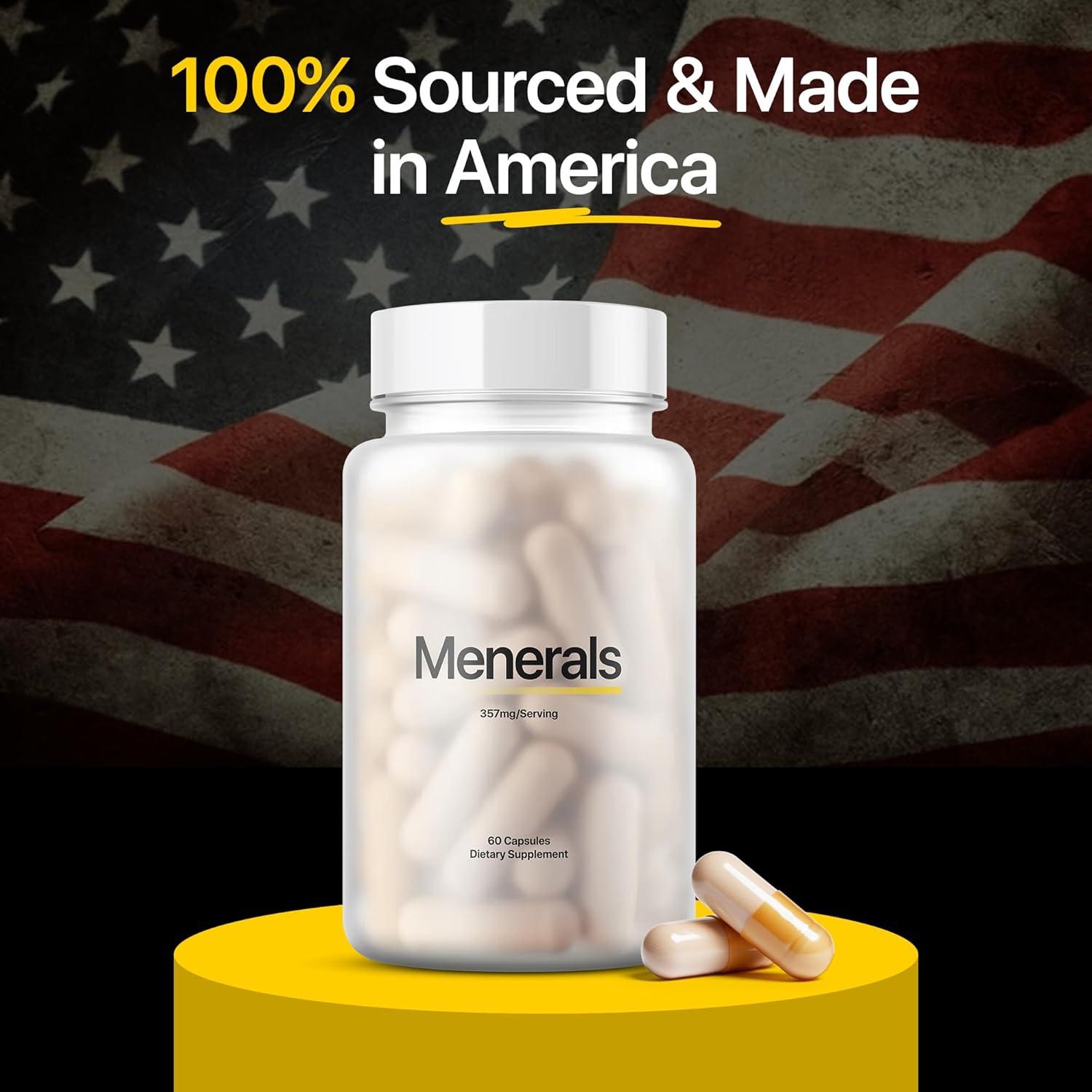 Menerals Mens Multivitamin – Powerful All in One Mineral Supplement for Men – Natural Trace Minerals with Fulvic Acid from Rich American Soil – Supports Daily Energy, Vitality, Focus, and Mens Health - Image 8