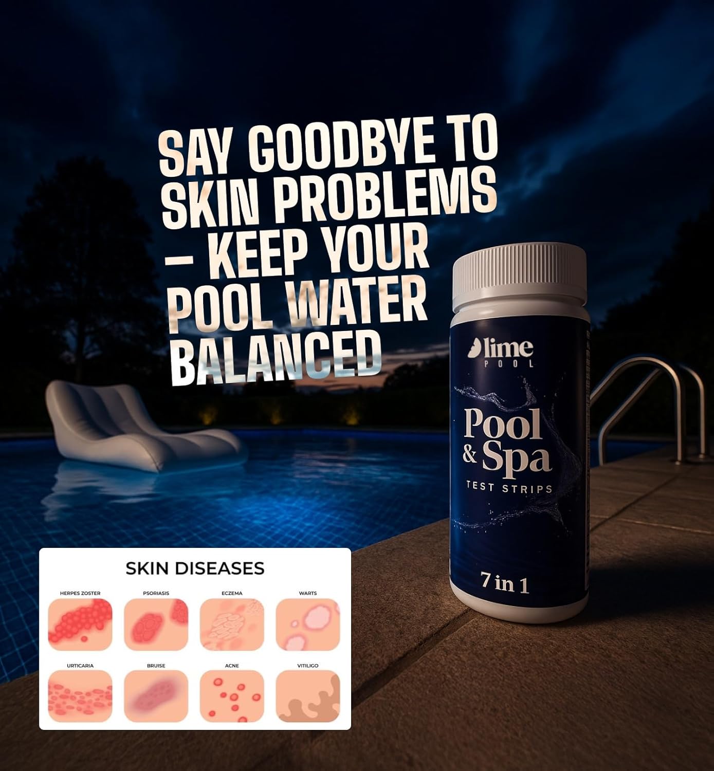 162 Pcs 7-Way Hot Tub, Spa & Pool Test Strips - Accurate Readings in 15 Seconds - Image 5
