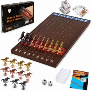 Jyquorp Horse Race Board Game Woode...