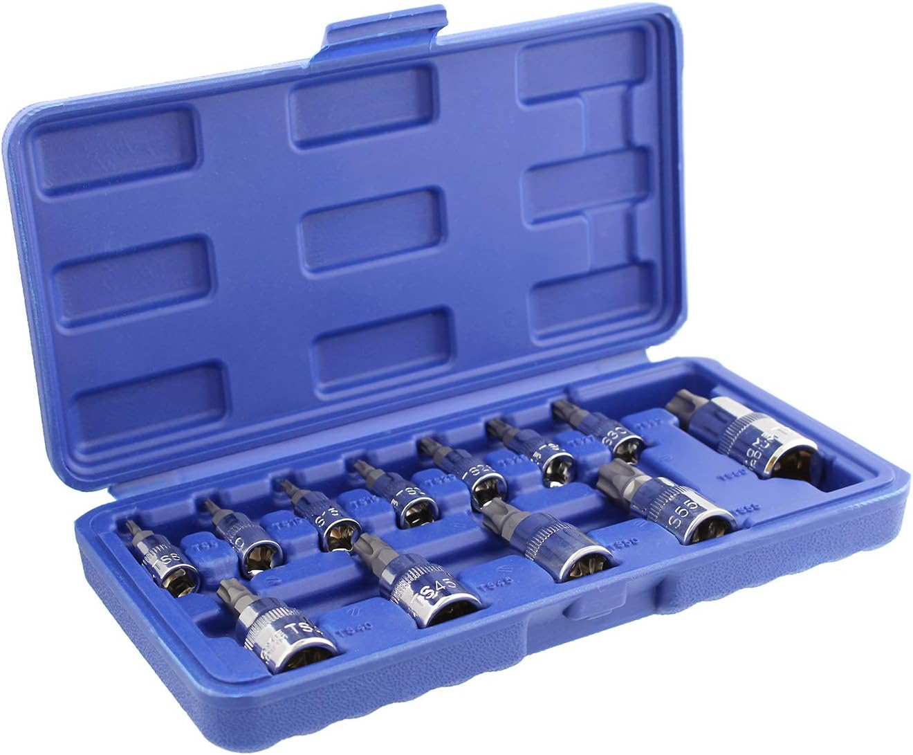 ABN Torx Plus Socket Set Star Bit Set, 5 Star Tamper Proof Bit Set, Tamper Proof – 12-Piece Torx Set