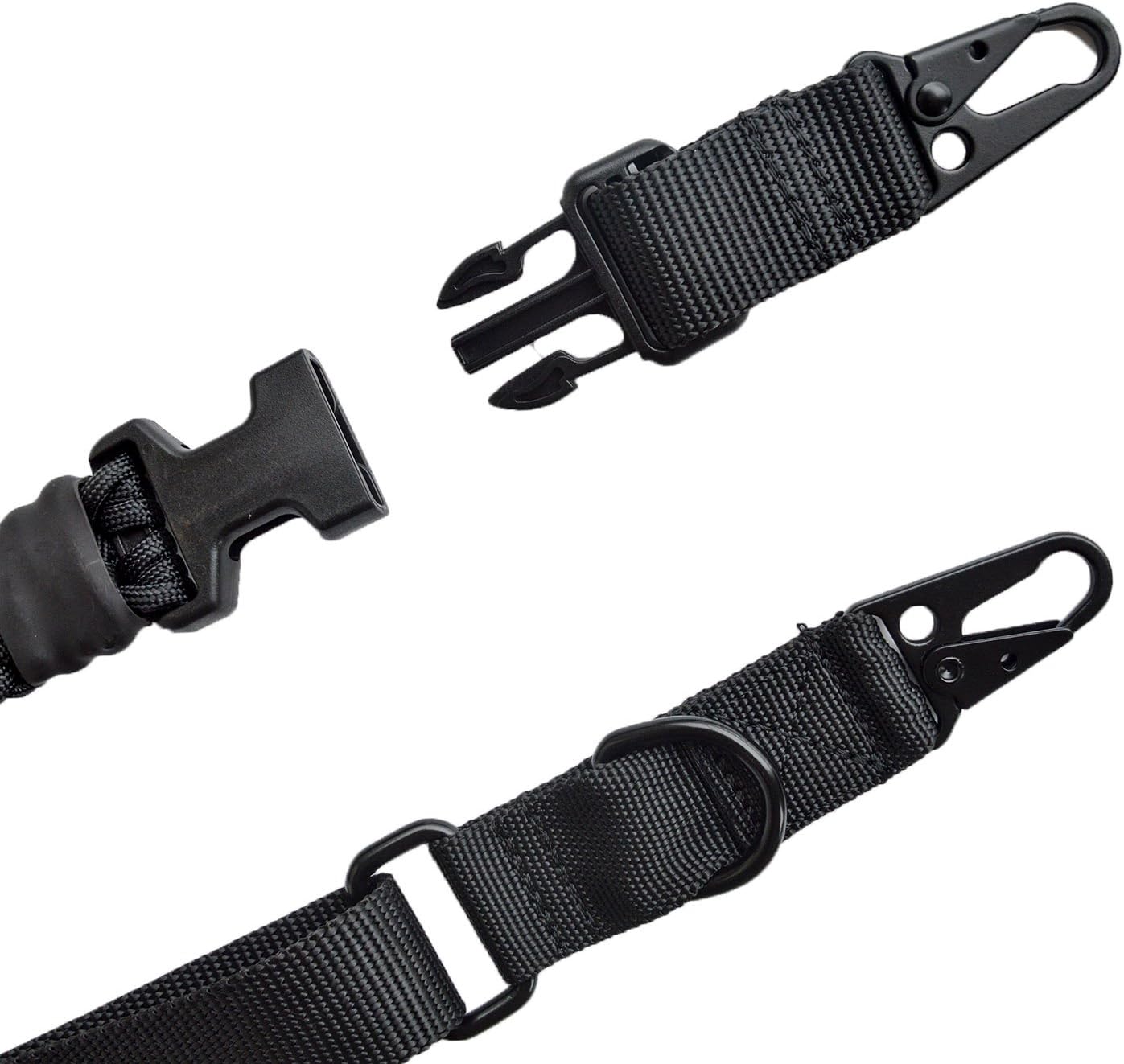 550 Paracord 2 Point Rifle Sling with Shoulder Pad, Adjustable Two Point Gun Strap - Image 3