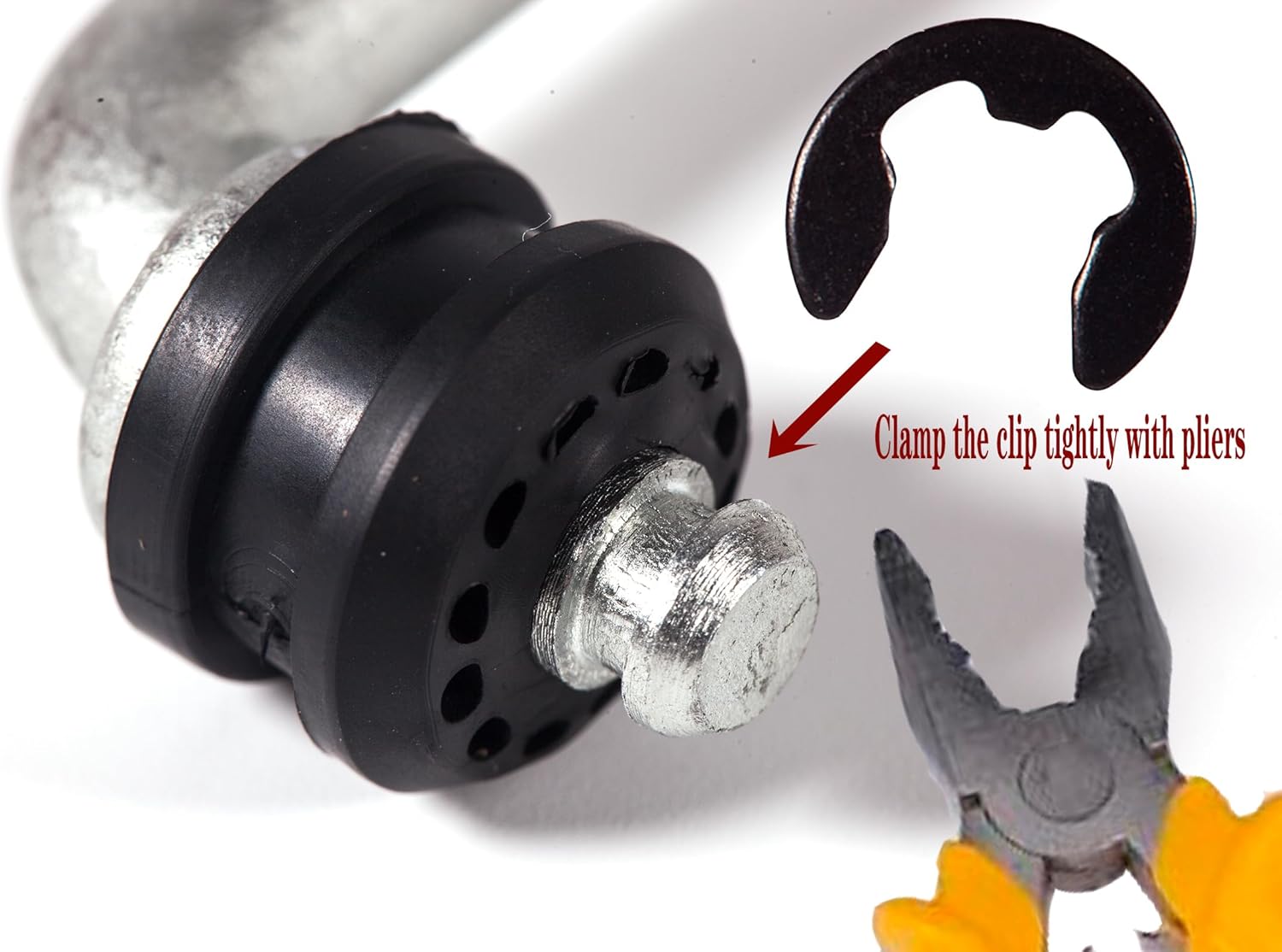 55366066AB for Dodge RAM Transfer Case Shifter Control Linkage+2 Clip+68078974AA Grommet Bushing 2005 2006 2007 2008 2009 2010 2011 2012 Ram 1500 2500 3500 4500 5500 PICK UP 4x4 4WD 68078974AA,926-884 - Image 6