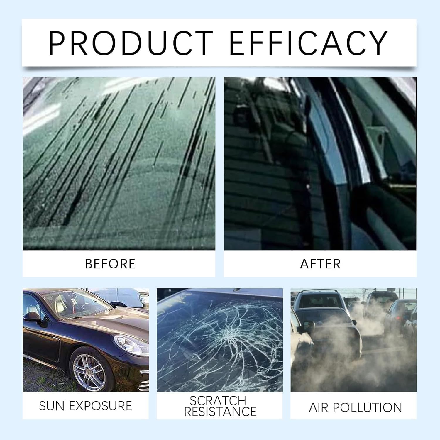 Quick Effect Car Coating Spray 2 Pack, Waterless Wash Polish, Paint Protection and Glass Cleaner - Image 6