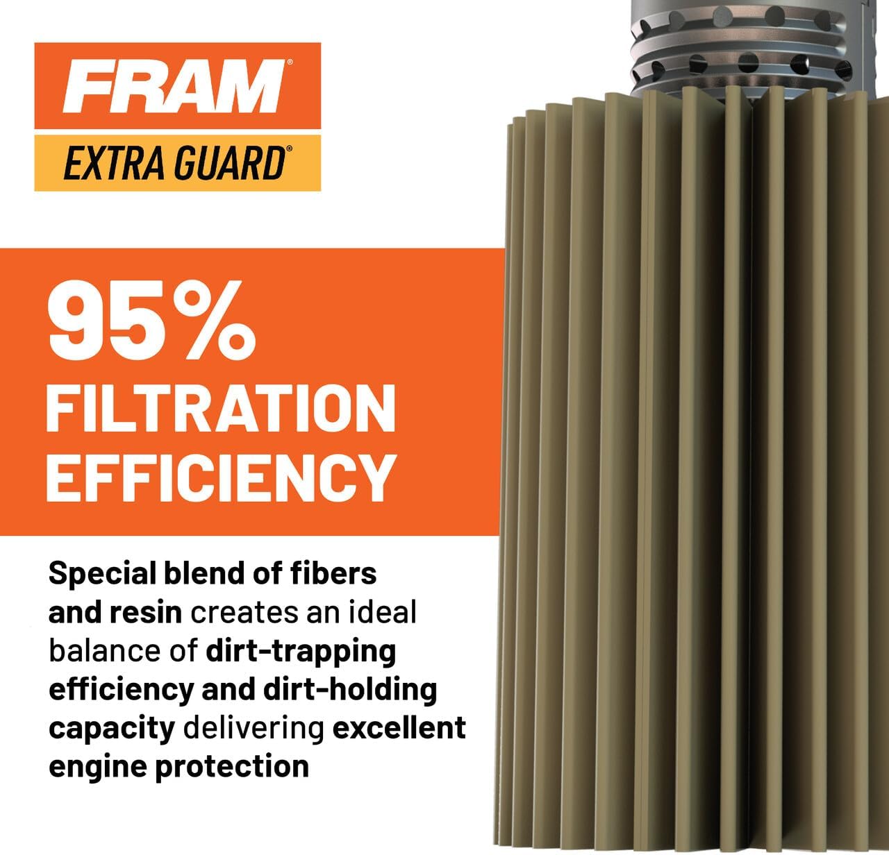 FRAM EG+ PH3614P 10K Mile Change Automotive Replacement Interval Spin-On Engine Oil Filter for Select Vehicle Model Years, Vehicle Engine Protection Oil Filter for Everyday Drivers - Image 6