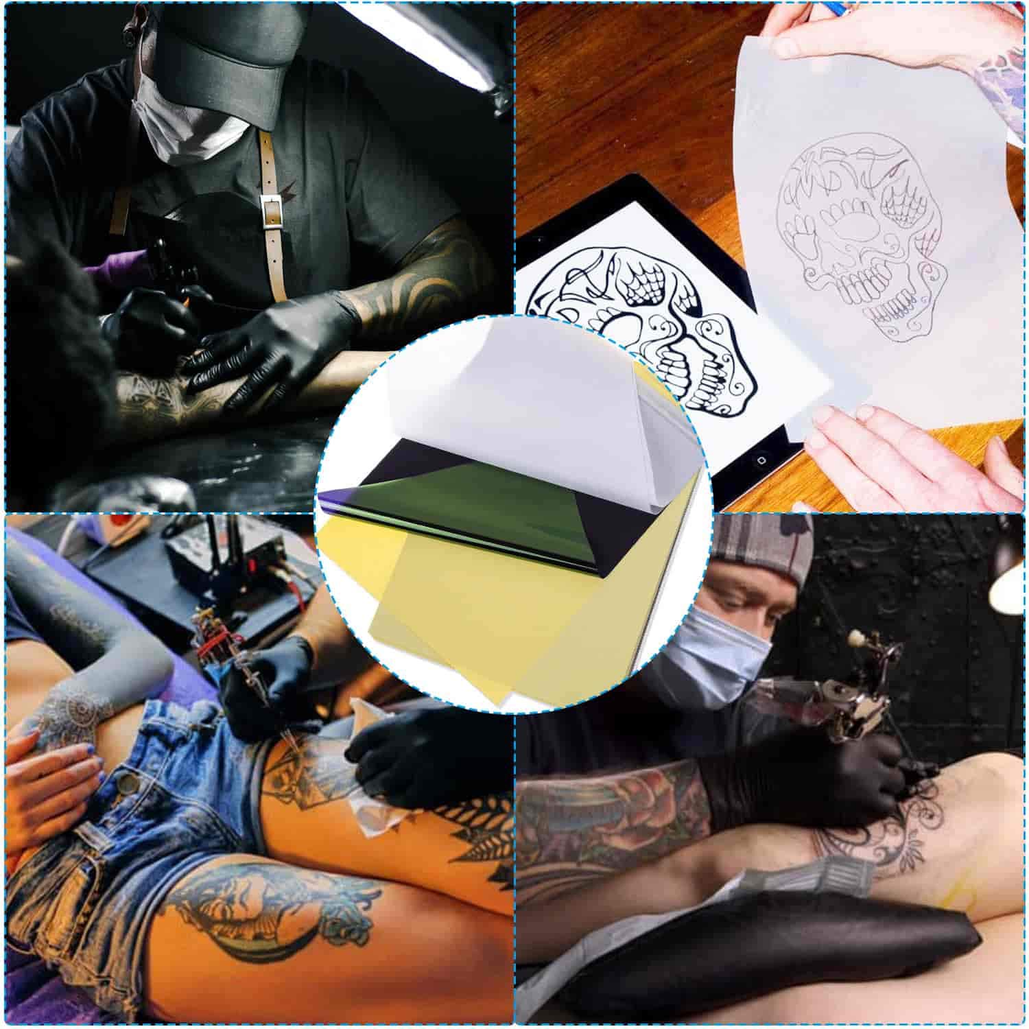 Tattoo Transfer Paper, Cridoz 35 Sheets Stencil Transfer Paper for Tattooing, A4 Size - Image 5