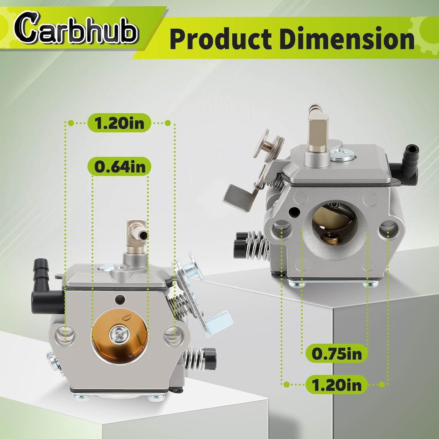 Carbhub Carburetor for Stihl 028 028AV 028 SUPER Walbro WT-16B Tillotson HU-40 Fuel Line Replaces for Stihl 1119-358-7700 and Air filter Replaces for Stihl 11181201610 - Image 4