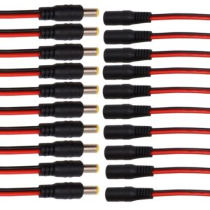 10Pairs DC Power Cable 12V 5A Plugs...