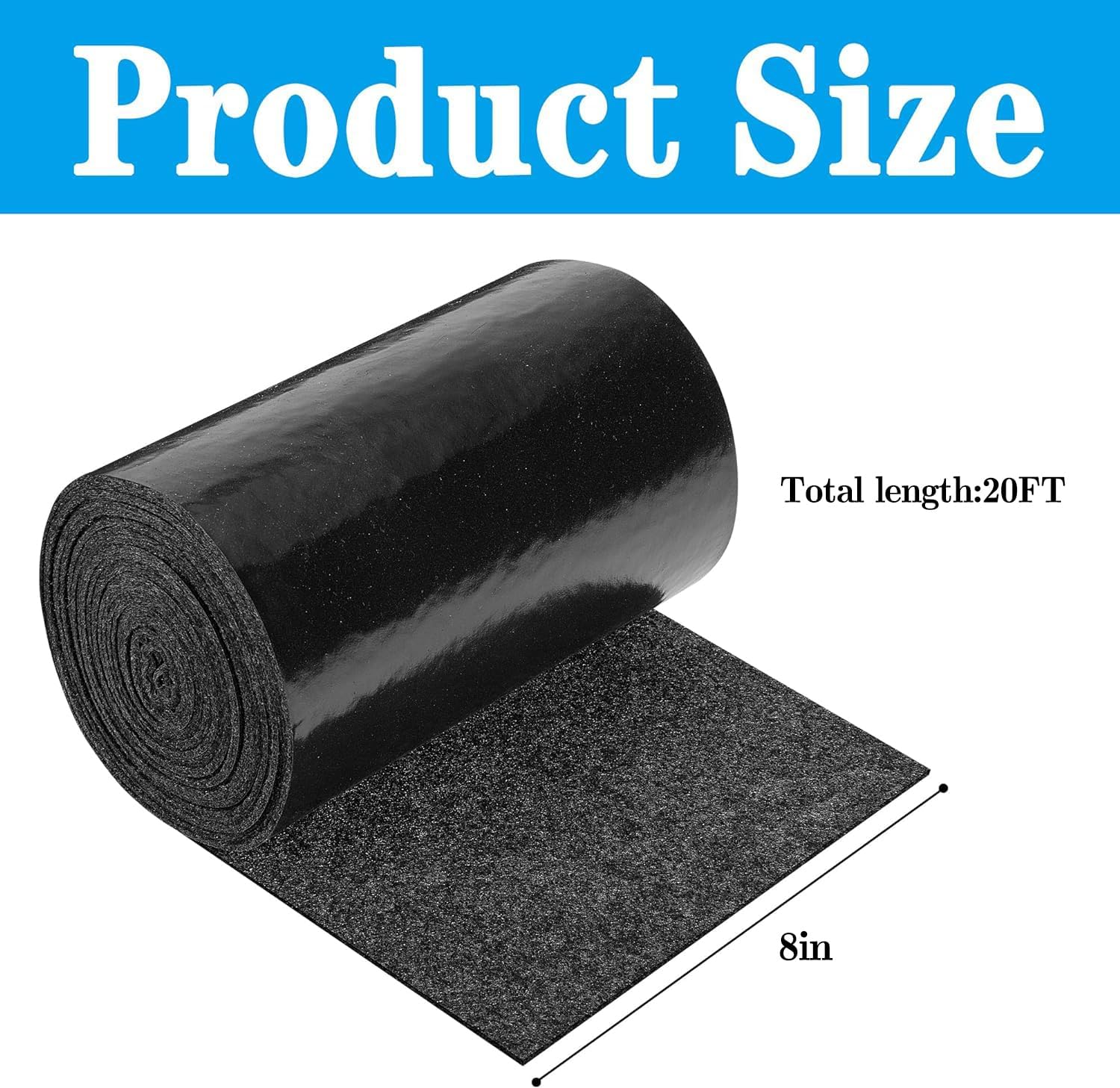 DECOHS Boat Trailer Bunk Carpet - Marine Trailer Bunk Carpet - Trailer Boat Bunk Padding for Outdoor Boat Trailer Jet Ski Ramp Garage Dock - Image 2