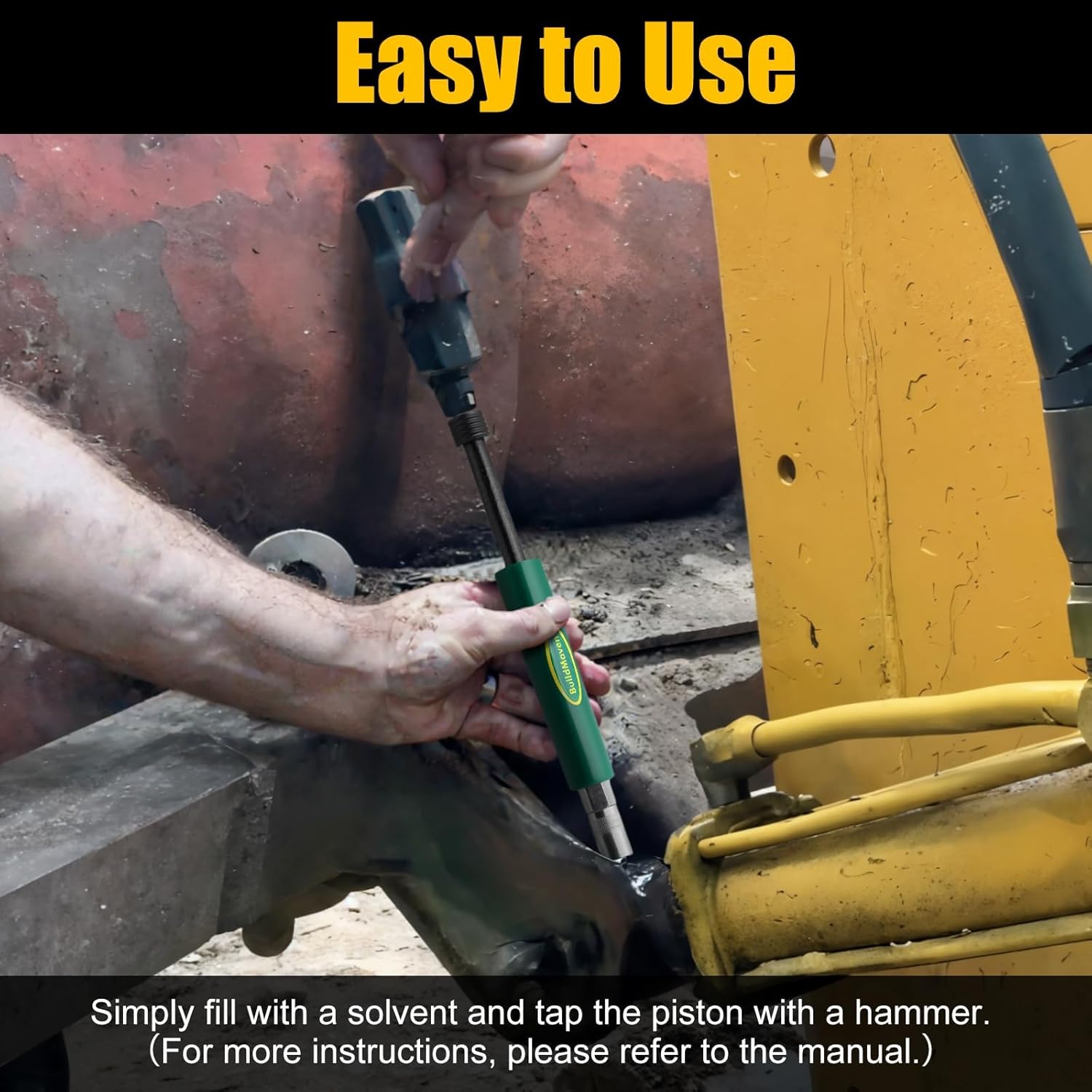 Grease Fitting Cleaning Tool -Grease Zerk Cleaner, Zerk Fitting Cleaning Tool, Remove Old Dried Grease from Fittings, Pins, Shafts, Bushings, and Joints (Green) - Image 4
