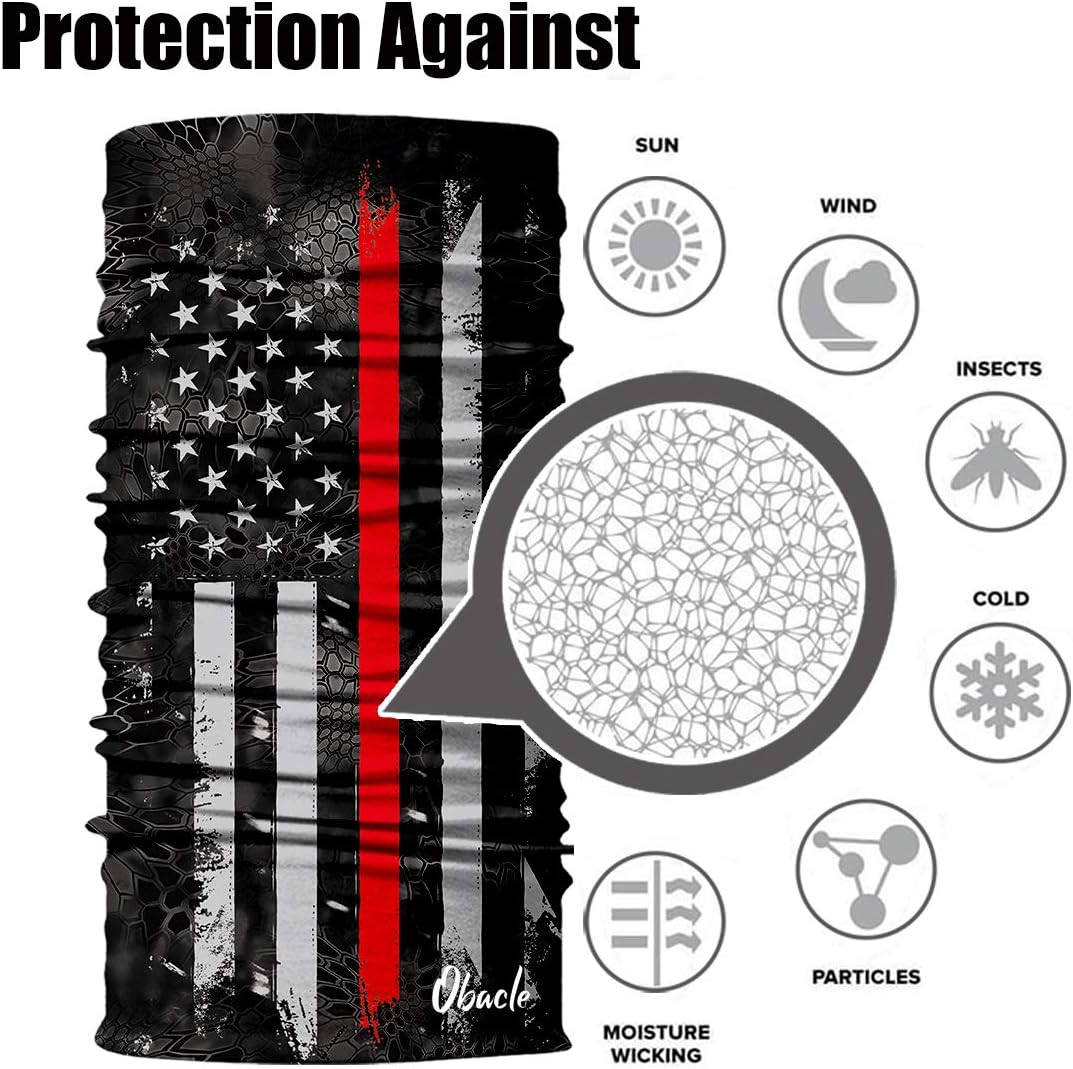 Obacle Bandana Face Mask Neck Gaiter Tube Mask Men Women for Sun Dust Protection - Image 8