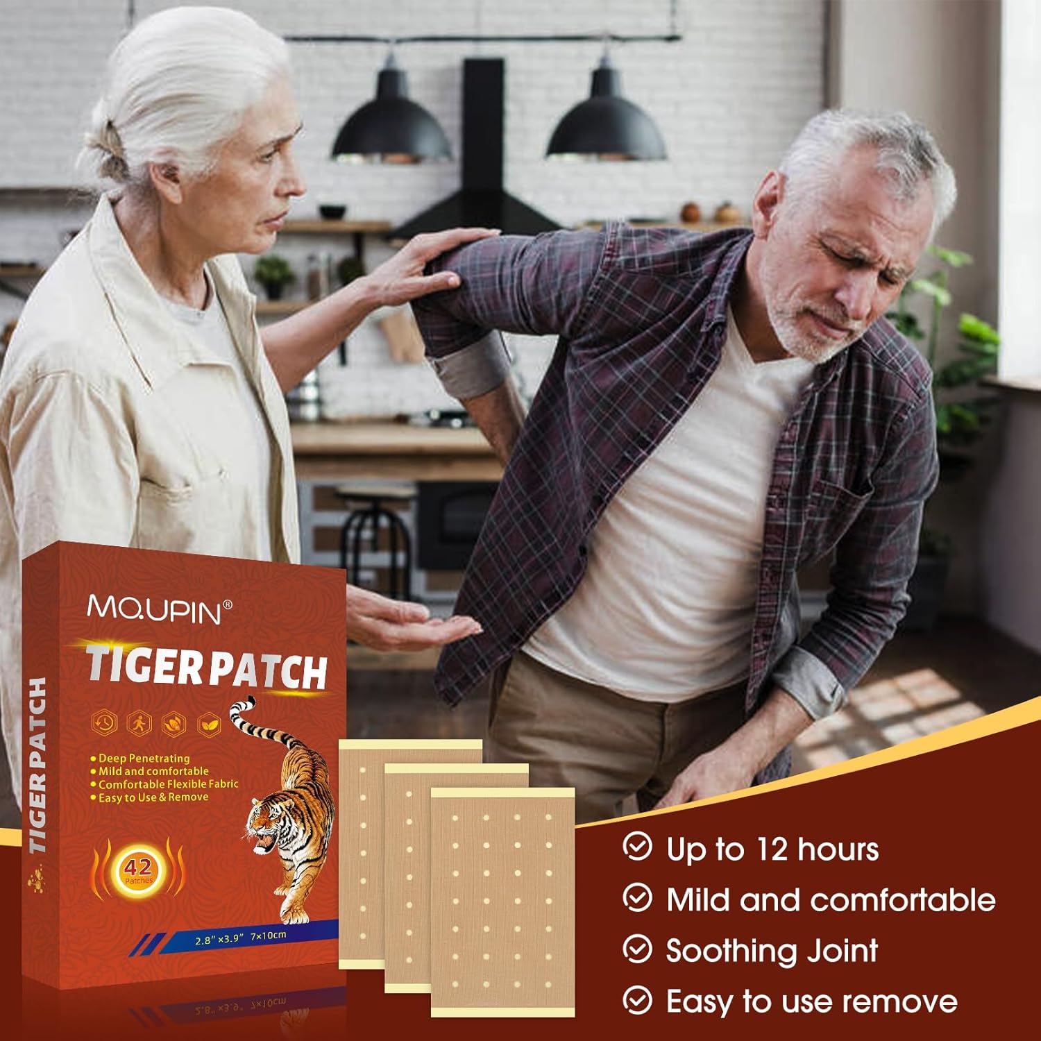 84PCS Tiger Patch, Chinese Tiger Back Heat Patches Ultra Strength for Muscle Joint of Knee Shoulder and Neck - Image 3