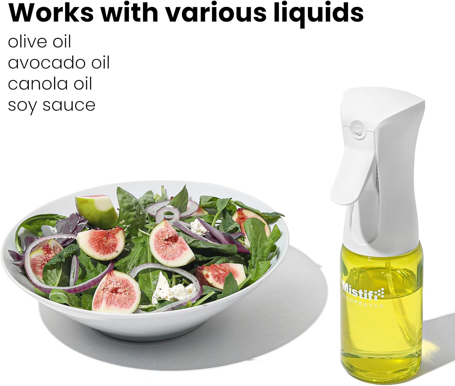 Mistifi Eco-Friendly Oil Sprayer – Durable Glass Bottle for Cooking, BBQ, and Grilling Mist Spray Bottle for Air Fryer, Olive Oil, Avocado Oil, Healthy Nonstick Frying 150ml (PS631) - Image 3