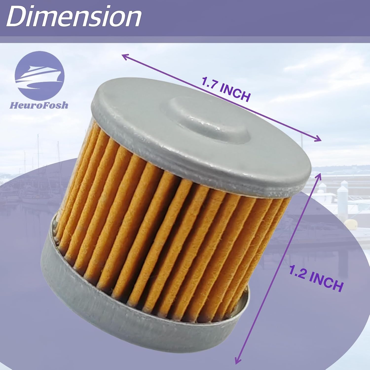 8M0046752 Fuel Filter Kit for MerCruiser Sterndrive 4 Cyl 6 Cyl 2.5 3.0 3.7 4.3 L Inboard Engines 35-803897Q1 18-7784 - Image 2