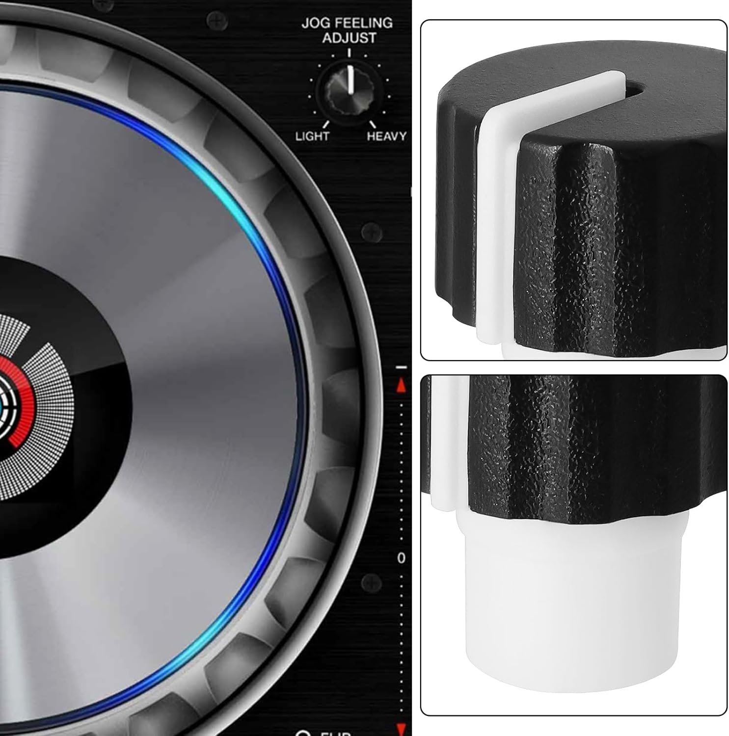 Jog Tension Feel Adjust Knob DJ Controller Tension Adjustment Knob Compatible with Pioneer CDJ-2000/CDJ-2000Nexus/CDJ-TOUR1/DDJ-1000, Part Number DAC2528 DAA1406 - Image 4