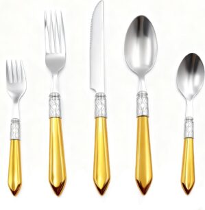 HiFind 20 Piece Silverware Set Serv...