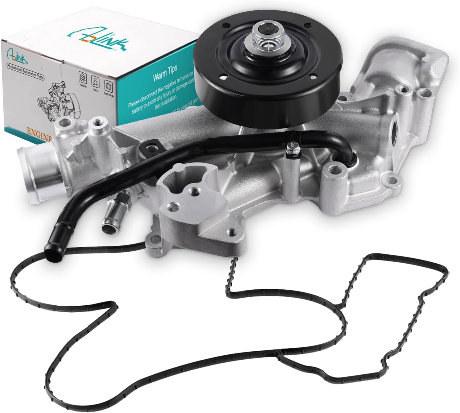 AULINK AW7168 Water Pump (5.7L V8) For Dodge Ram 1500 2500 3500 2003-2008,Durango 2004-2008,Chrysler Aspen 2007-2008 Hemi Engine 120-4370 18-1747 53021380AM 943501 43501