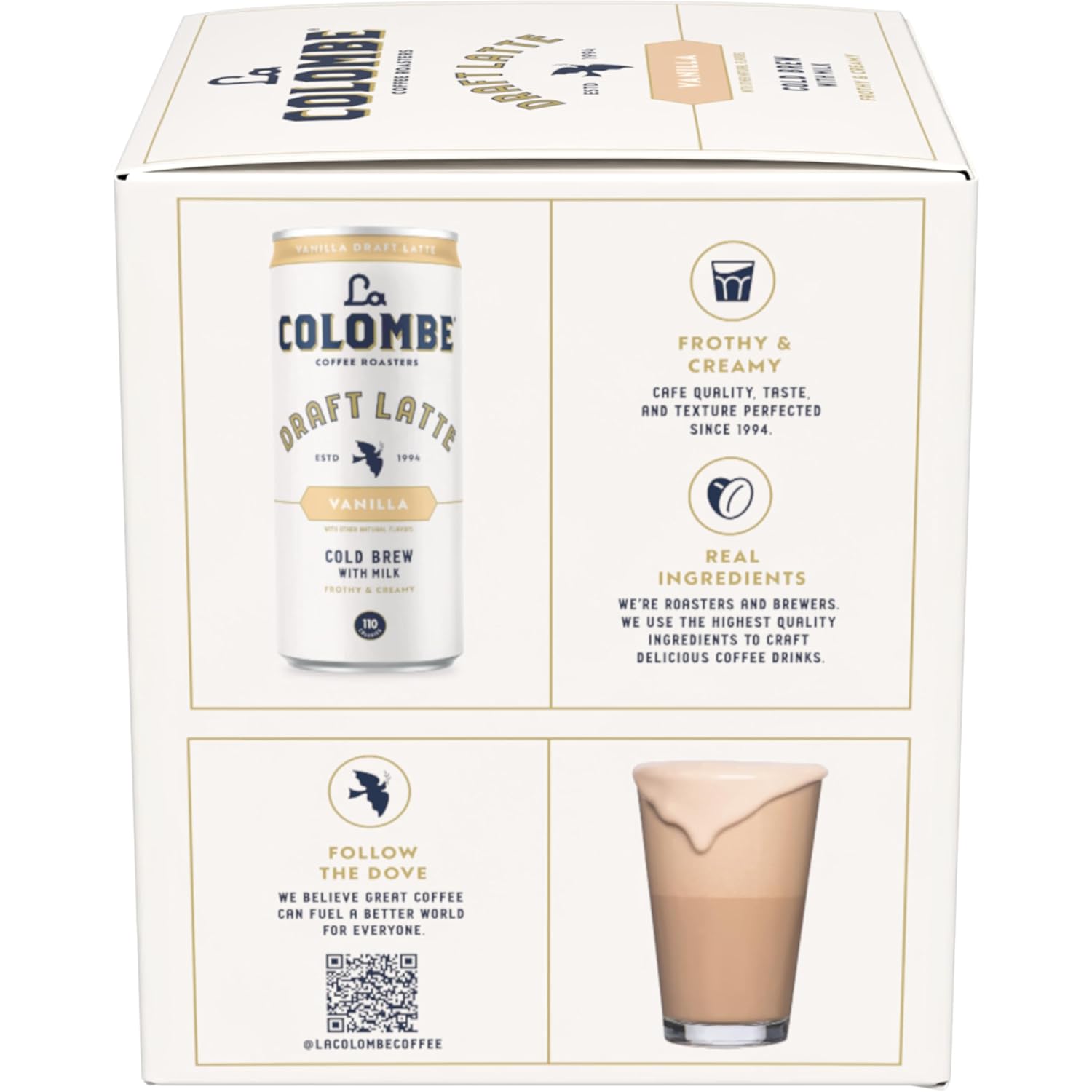 La Colombe, Latte Draft Vanilla, 9 Fl Oz, 4 Pack - Image 5