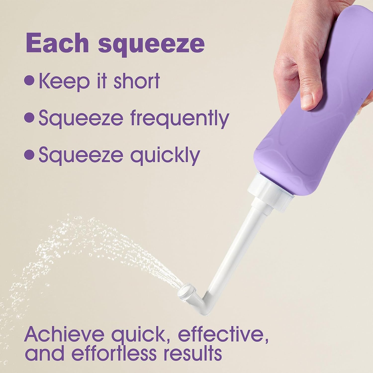 17oz Upside Down Peri Bottle for Postpartum, Large Capacity Portable Bidet, Perineal Bottle, Postpartum Essential, Surgery Toilet Aids Tools, Feminine Hygiene Care, Ideal for Post-Toilet Cleaning - Image 9