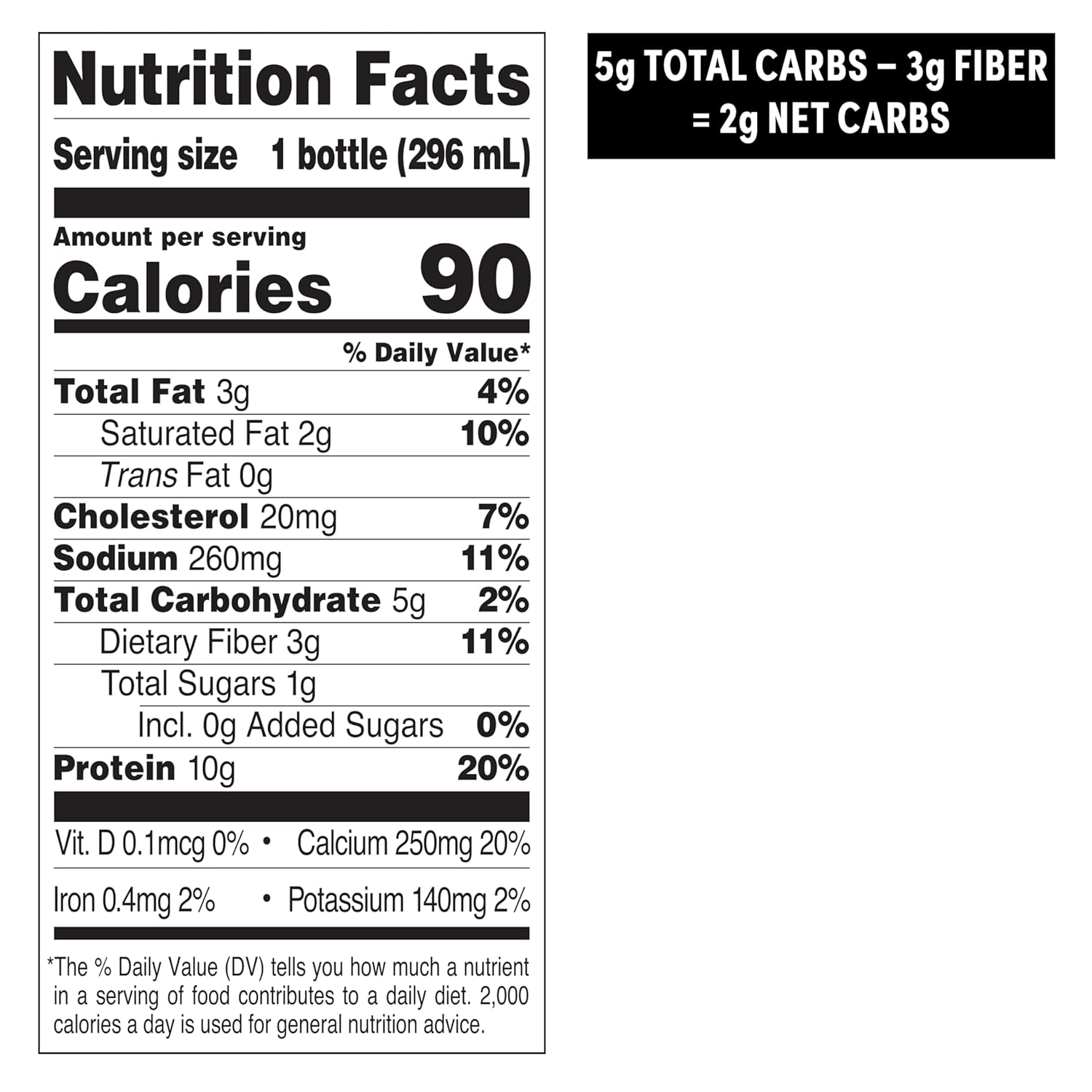 Quest Nutrition Iced Coffee, Mocha Latte, 1g of Sugar, 10g of Protein, 90 calories, 200mg of caffeine, 4 Count - Image 2