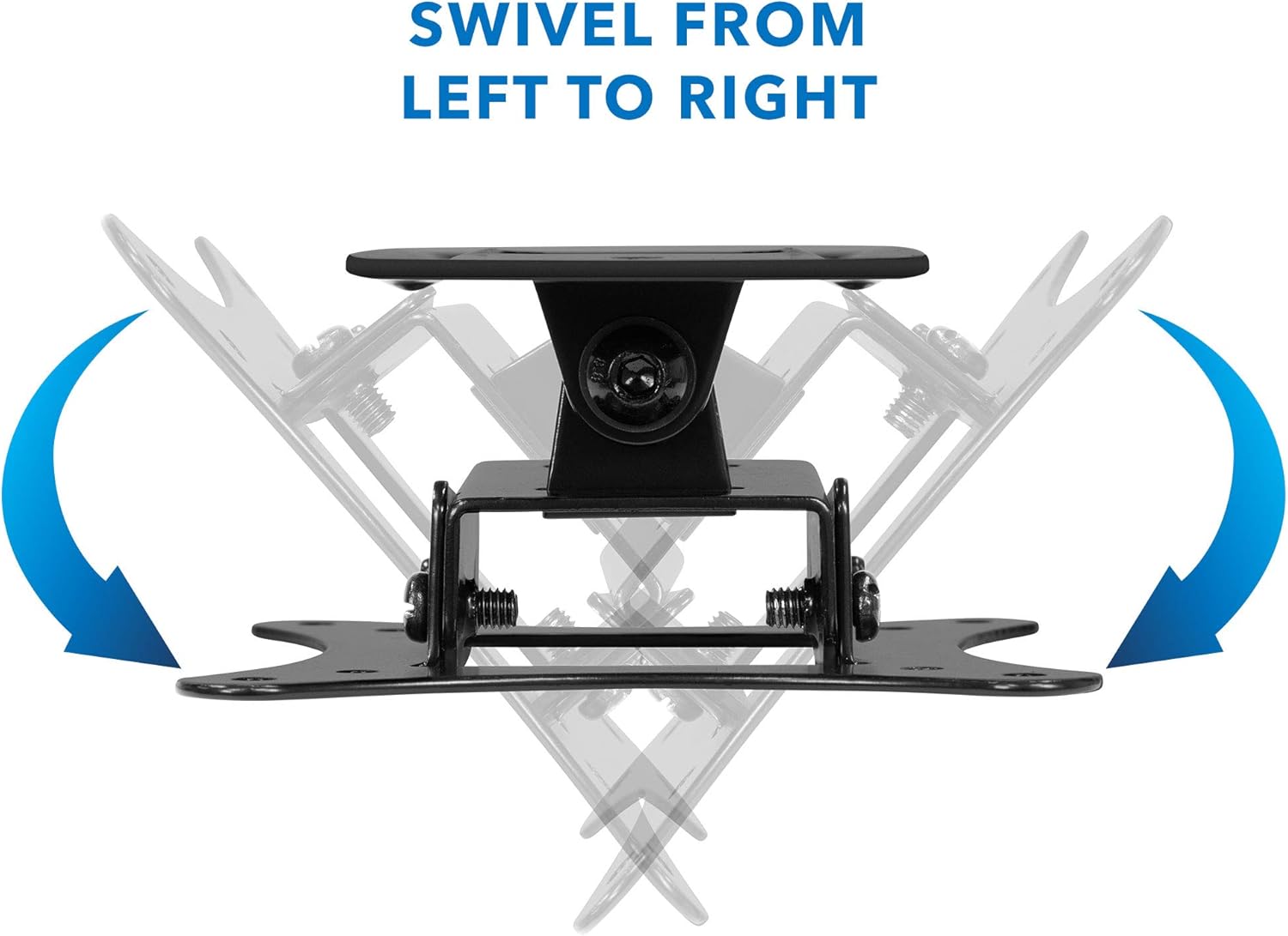Mount-It! Small TV Wall Mount for 19–32 Inch Flat Screen TVs | Tilt and Swivel TV Wall Mount | Low Profile 2.4” Design | VESA 75x75 100x100 | Single Stud Installation | 44 lb Capacity - Image 8