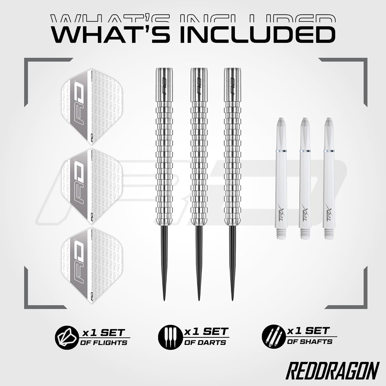 RED DRAGON Javelin Original Professional Darts Set - 85% Tungsten Darts with Flights & Shafts - Available in Soft Tip 18g Barrel/20g Full Weight and Steel Tip 20g - 26g - Image 2